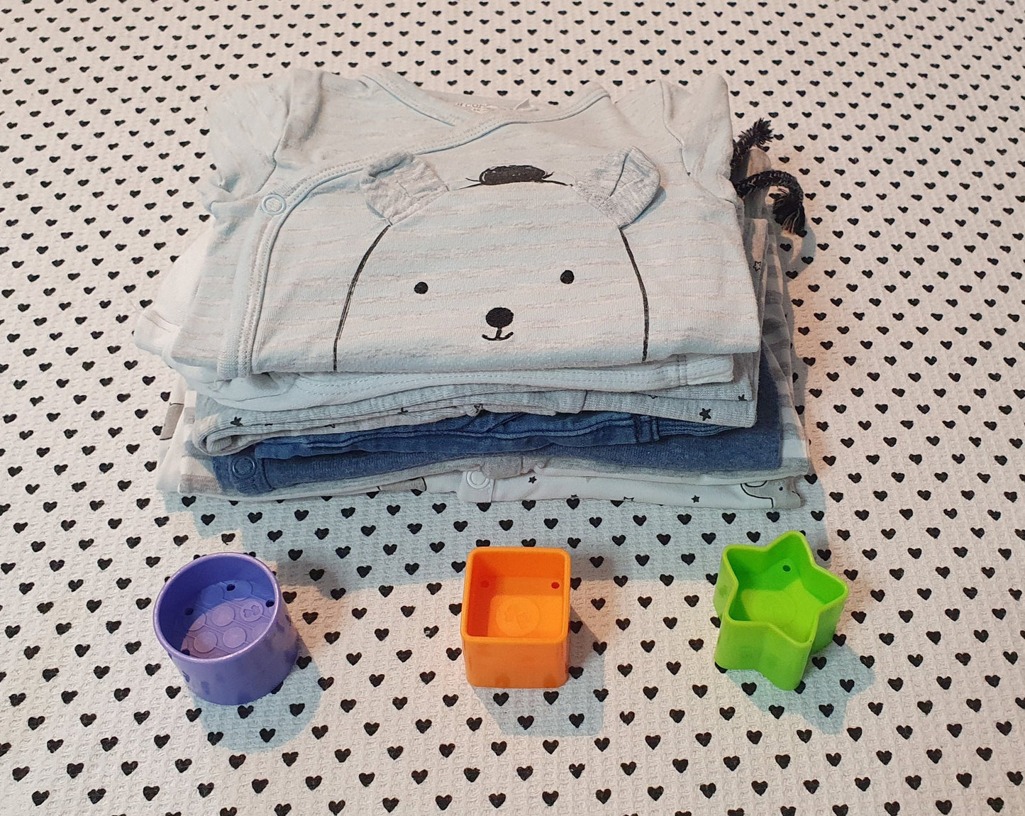 Minis Junge | 7-teiliges Kleiderset, Gr. 68