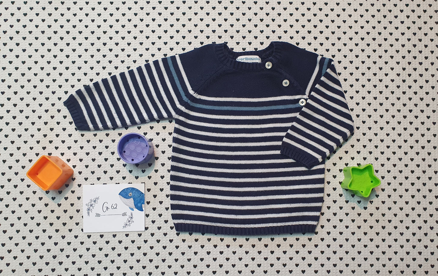 Minis Junge | Strickpullover von Vertbaudet, Gr. 62/68