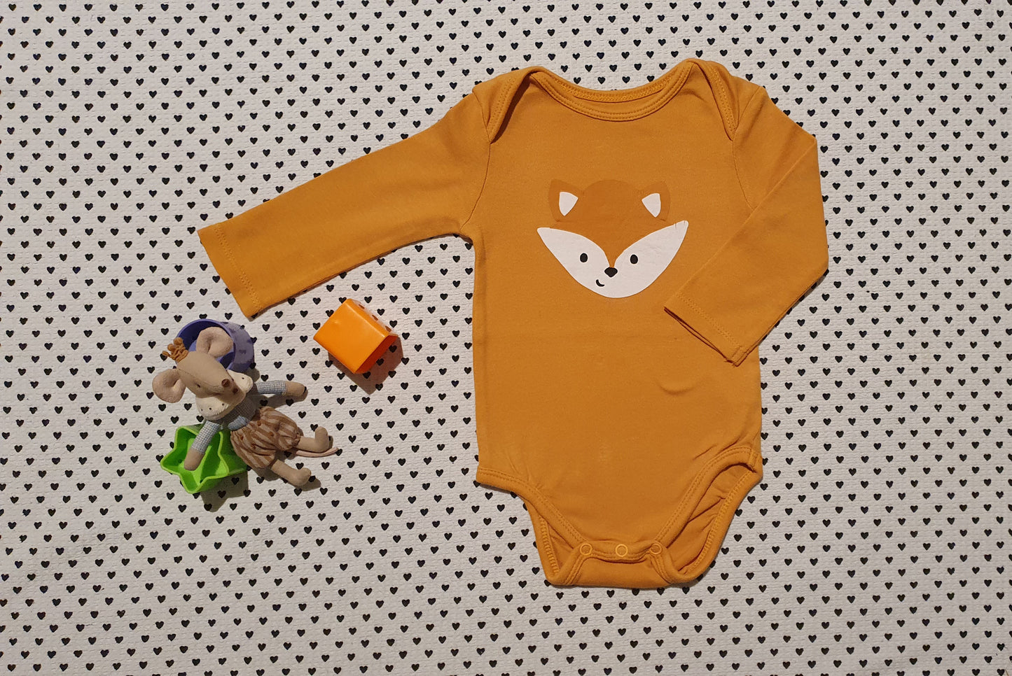 Minis Junge | 2er-Pack: Body Langarm, Gr. 74/80