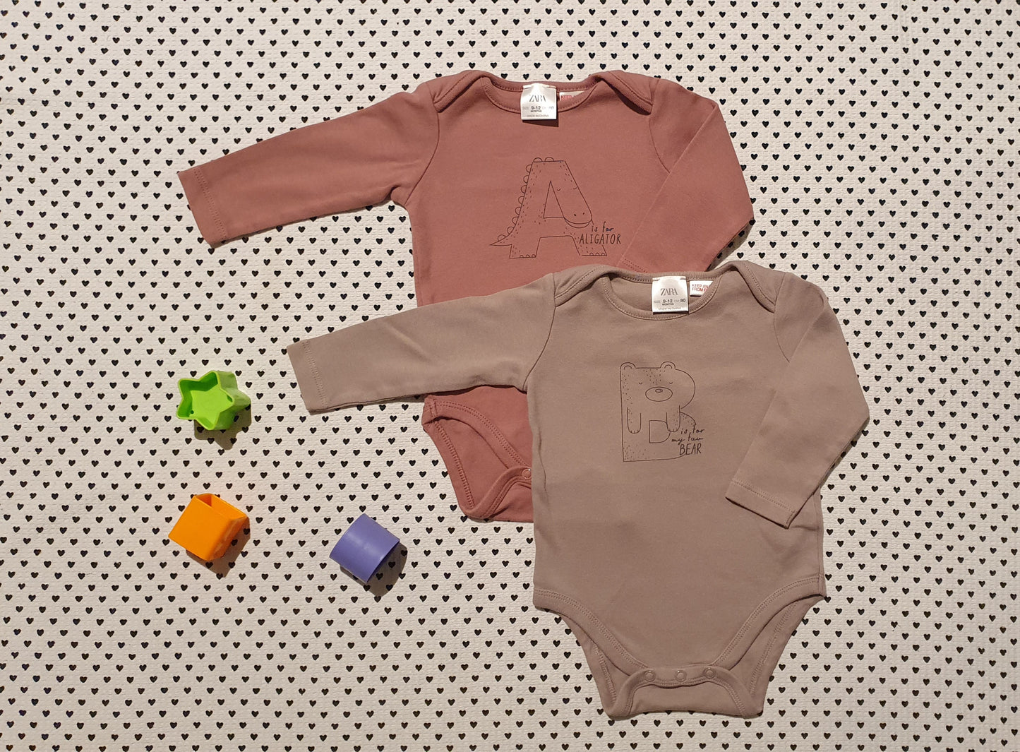 Minis Junge | Unisex | 2er-Pack: Body Langarm von Zara, Gr. 74