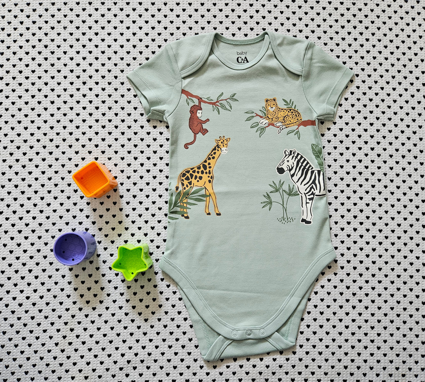 Minis Junge | Unisex | Body Kurzarm von C&A, Gr. 80/86