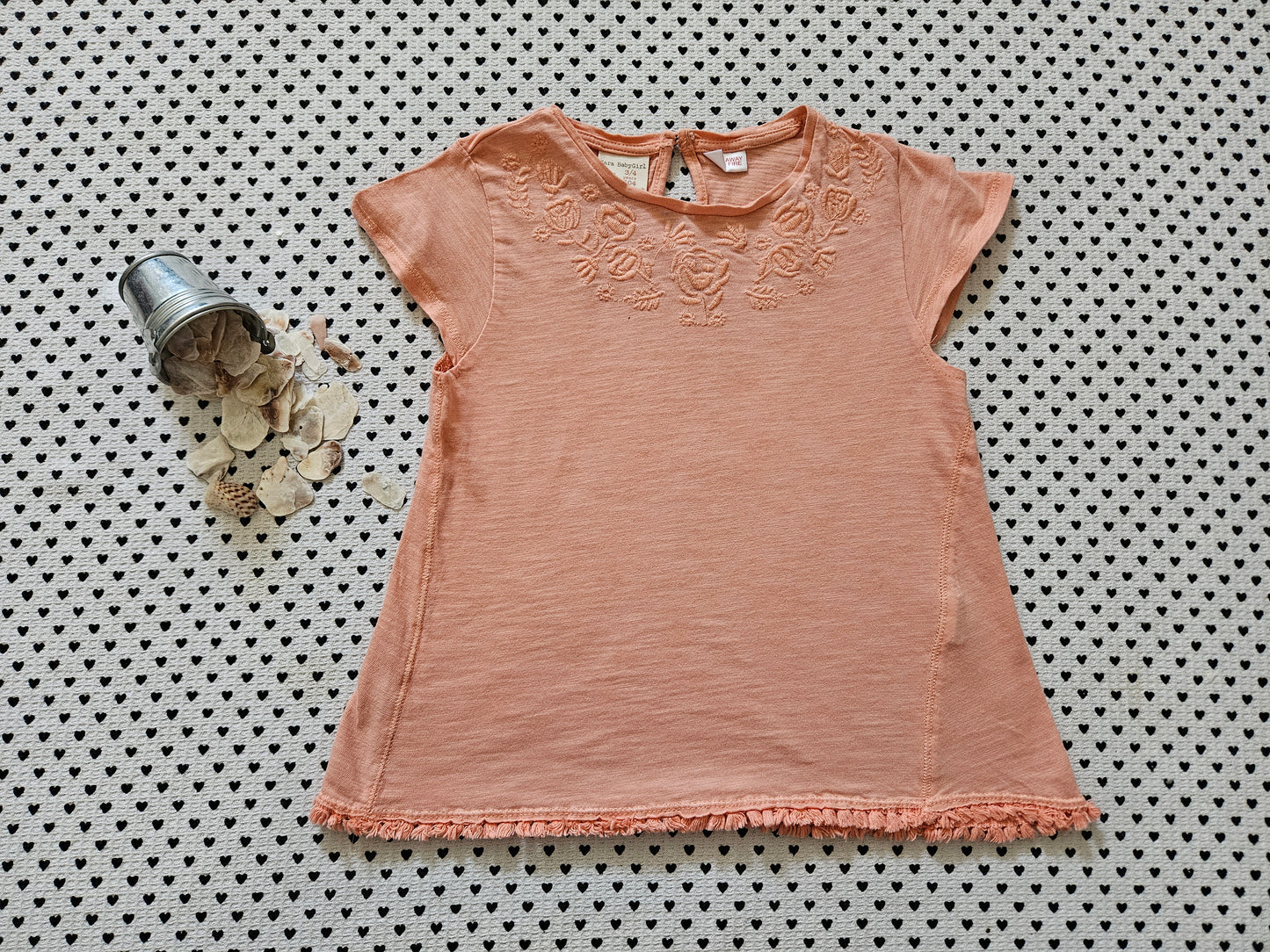 Kids | Mädchen | T-Shirt von Zara, Gr. 98/104