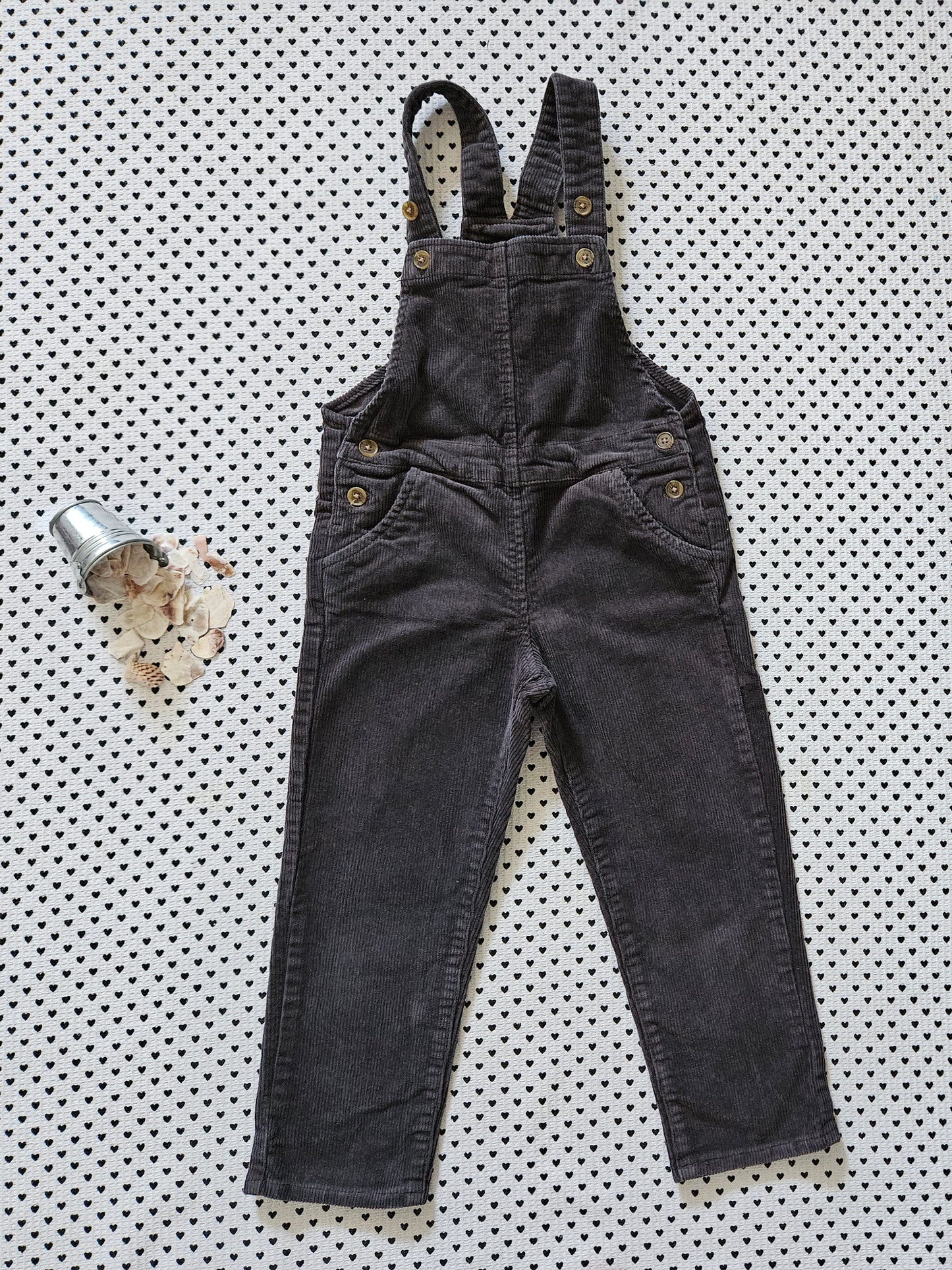 Kids | Mädchen | Latzhose aus Cord von H&M, Gr. 104