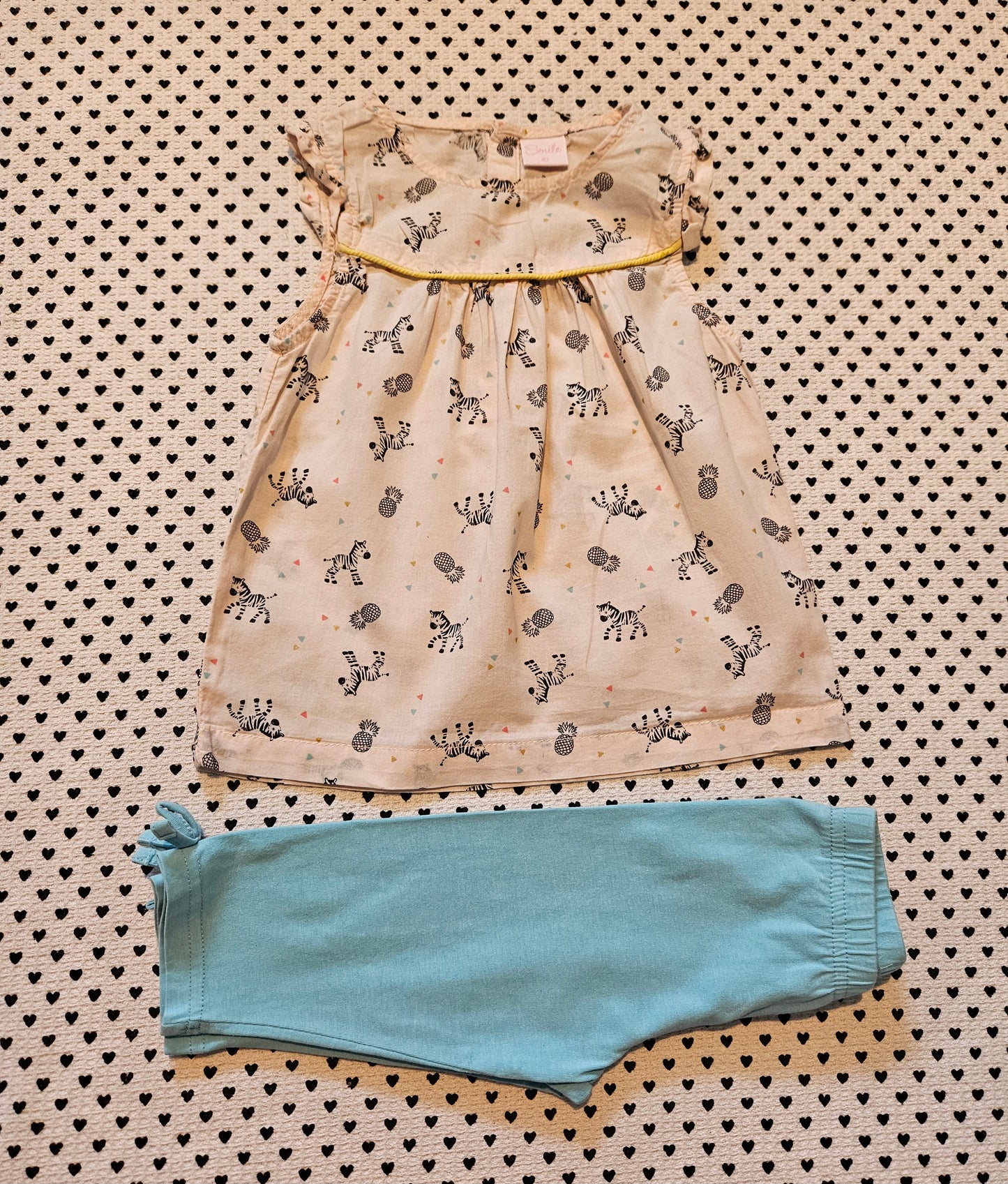 Minis Mädchen | Set: Tunika und Leggings 3/4, Gr. 86/92