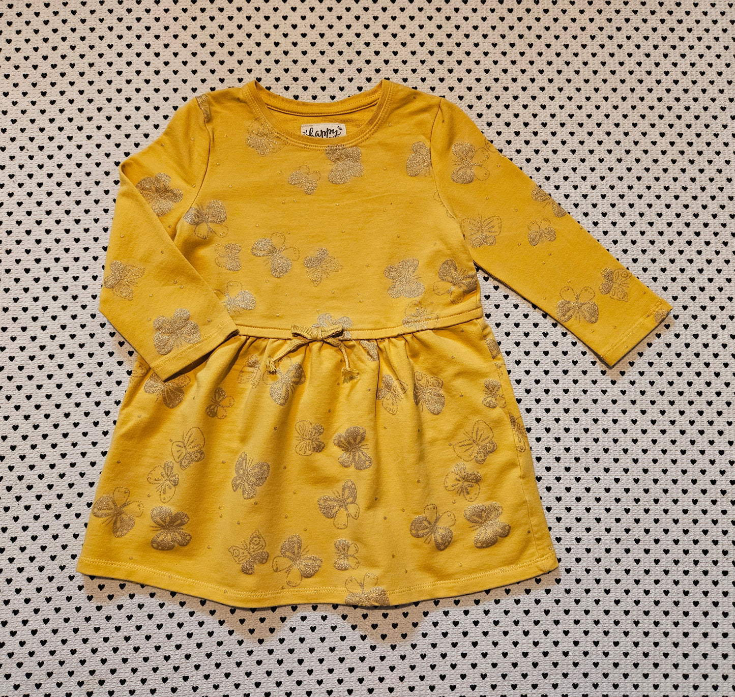 Kids | Mädchen | Kleid langarm von C&A, Gr. 92/98