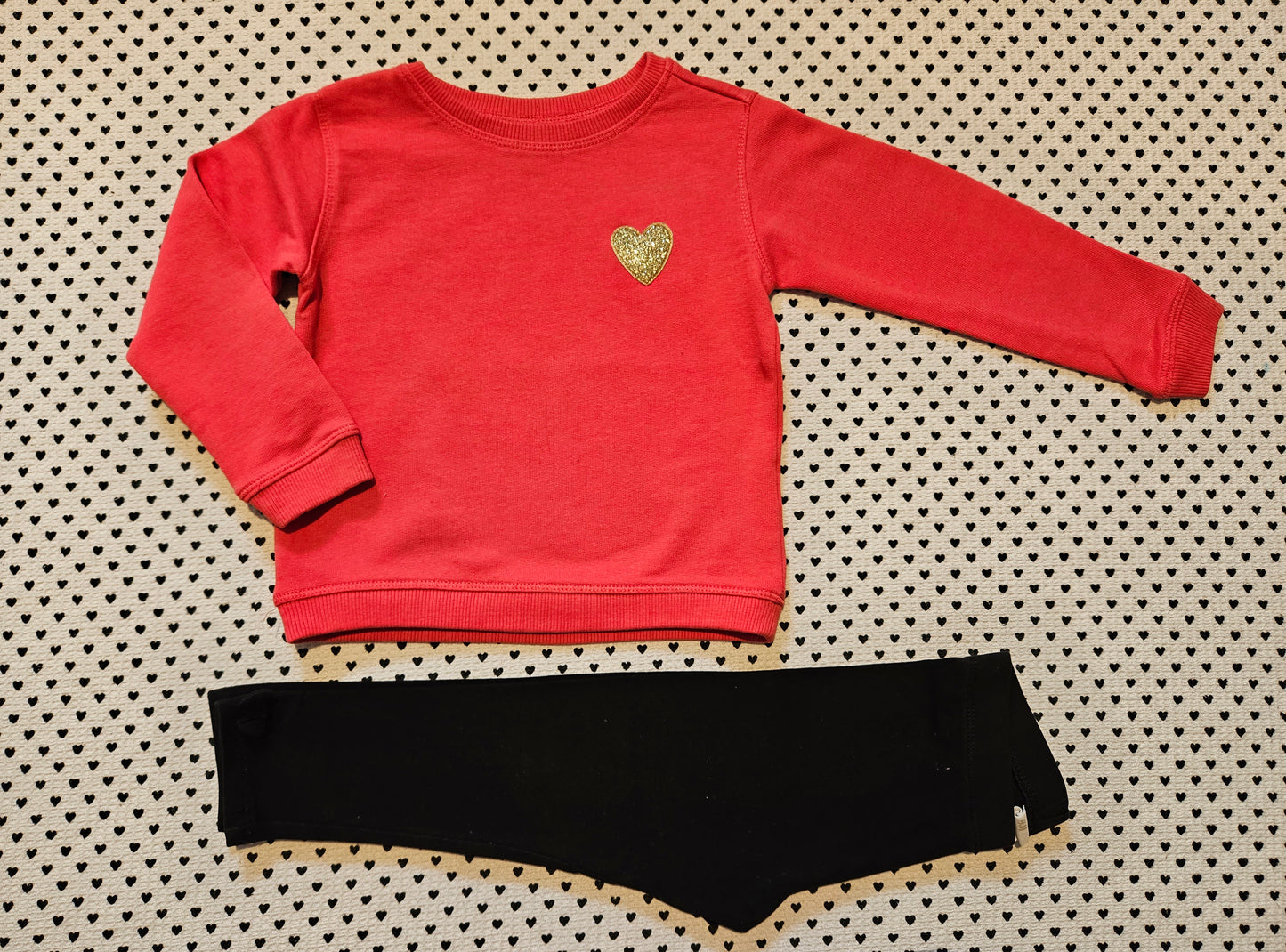 Minis Mädchen | Set: Pullover und Leggings, Gr. 86/92