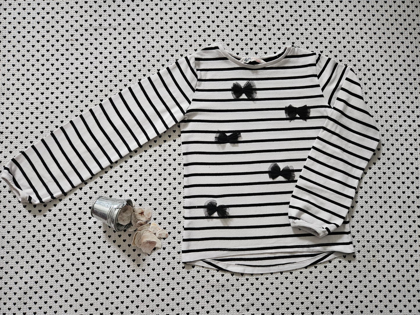 Kids | Mädchen | Langarmshirt von H&M, Gr. 110/116