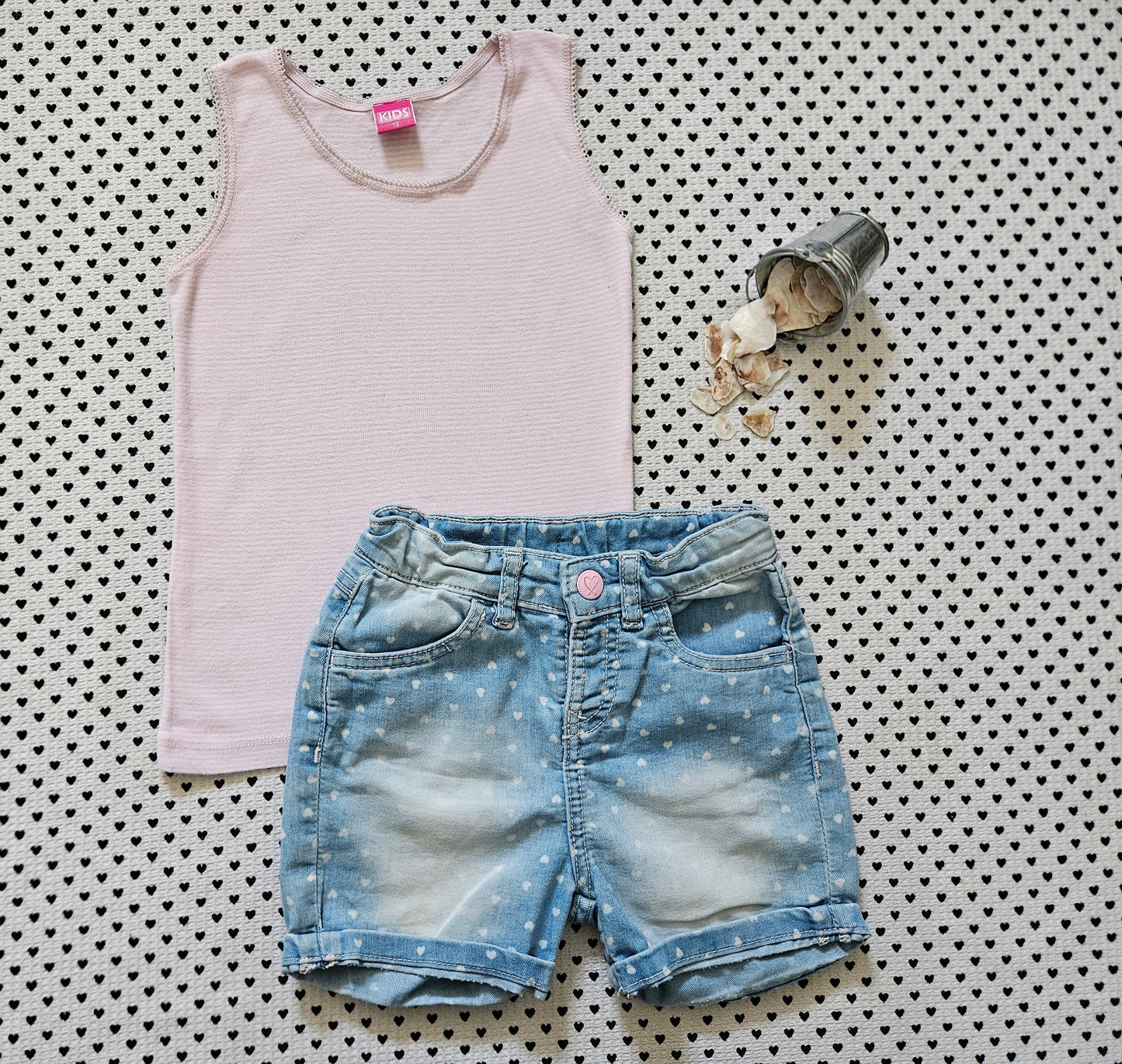 Kids | Mädchen | Set: Tanktop von Kids und Shorts von DopoDopo, Gr. 110/116