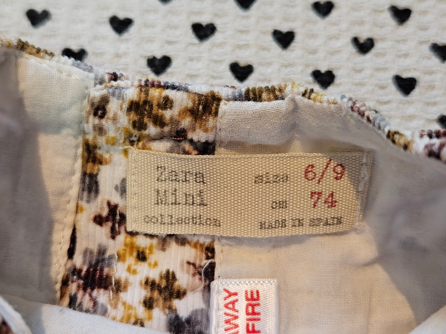 Minis Mädchen | Kleid von Zara, Gr. 68