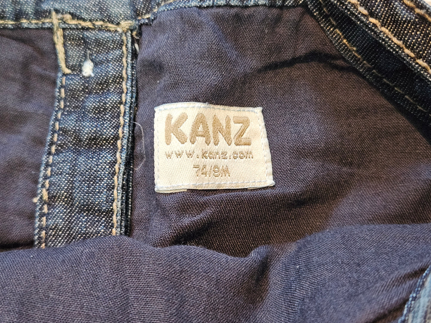 Minis Mädchen | Jeanskleid von Kanz, Gr. 68/74