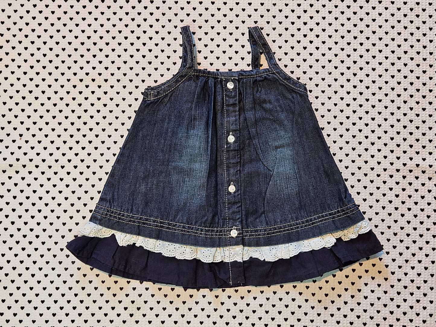Minis Mädchen | Jeanskleid von Kanz, Gr. 68/74