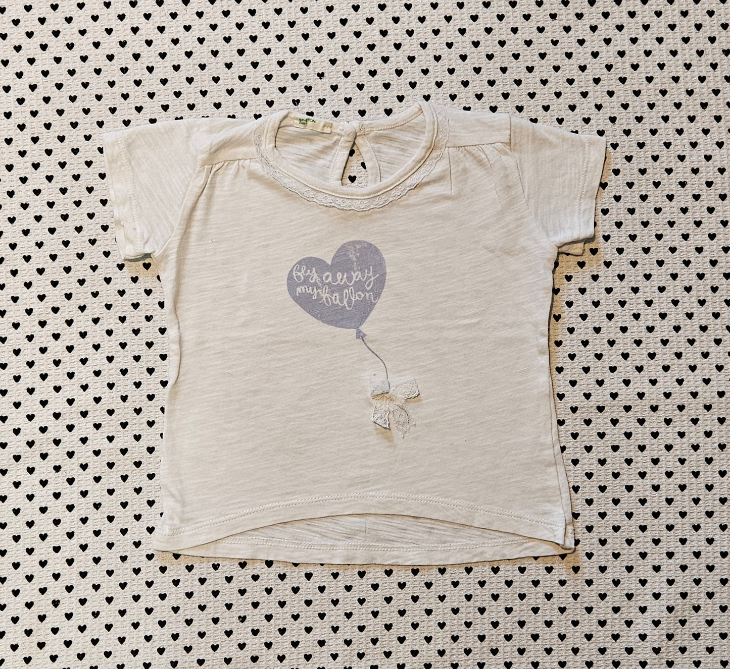 Minis Mädchen | T-Shirt von Benetton, Gr. 74