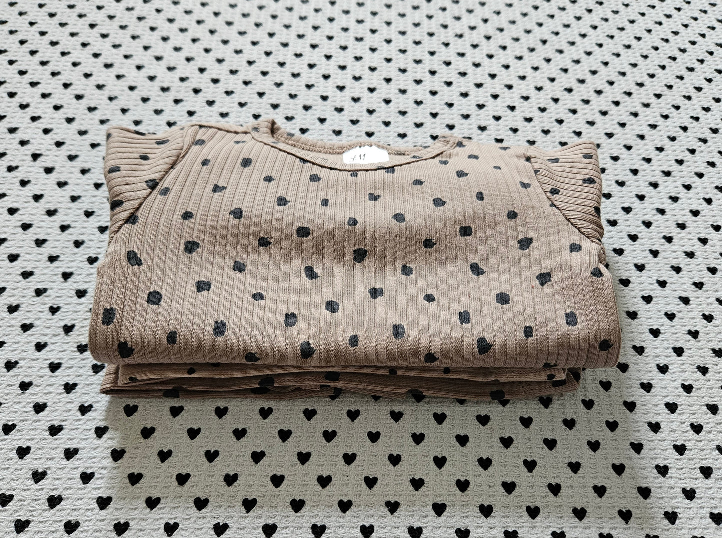 Minis Mädchen | 3-tlg. Set: Langarmshirt und 2x Leggings von H&M, Gr. 68