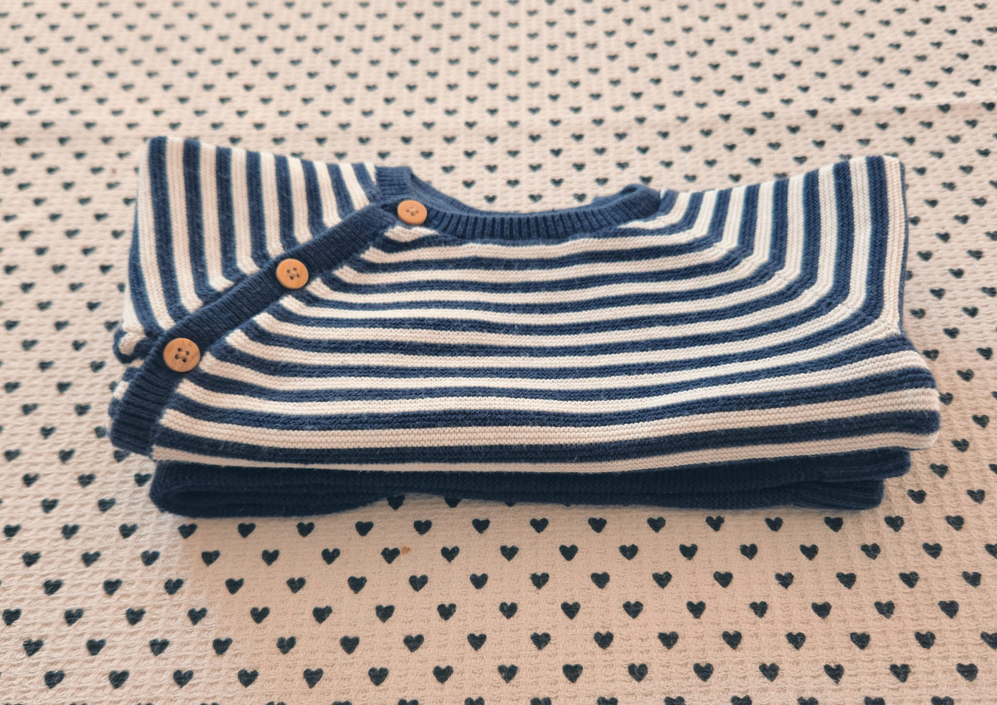 Minis Junge | Unisex | 2-tlg. Set: Strickjacke und Strickhose (Smile), Gr. 56/62