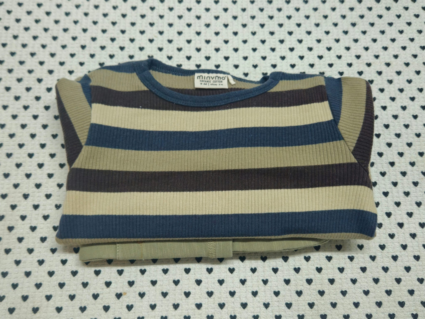 Minis Junge | Unisex | 2-tlg. Set: Langarmshirt und Trainerhose (Minymo), Gr. 74
