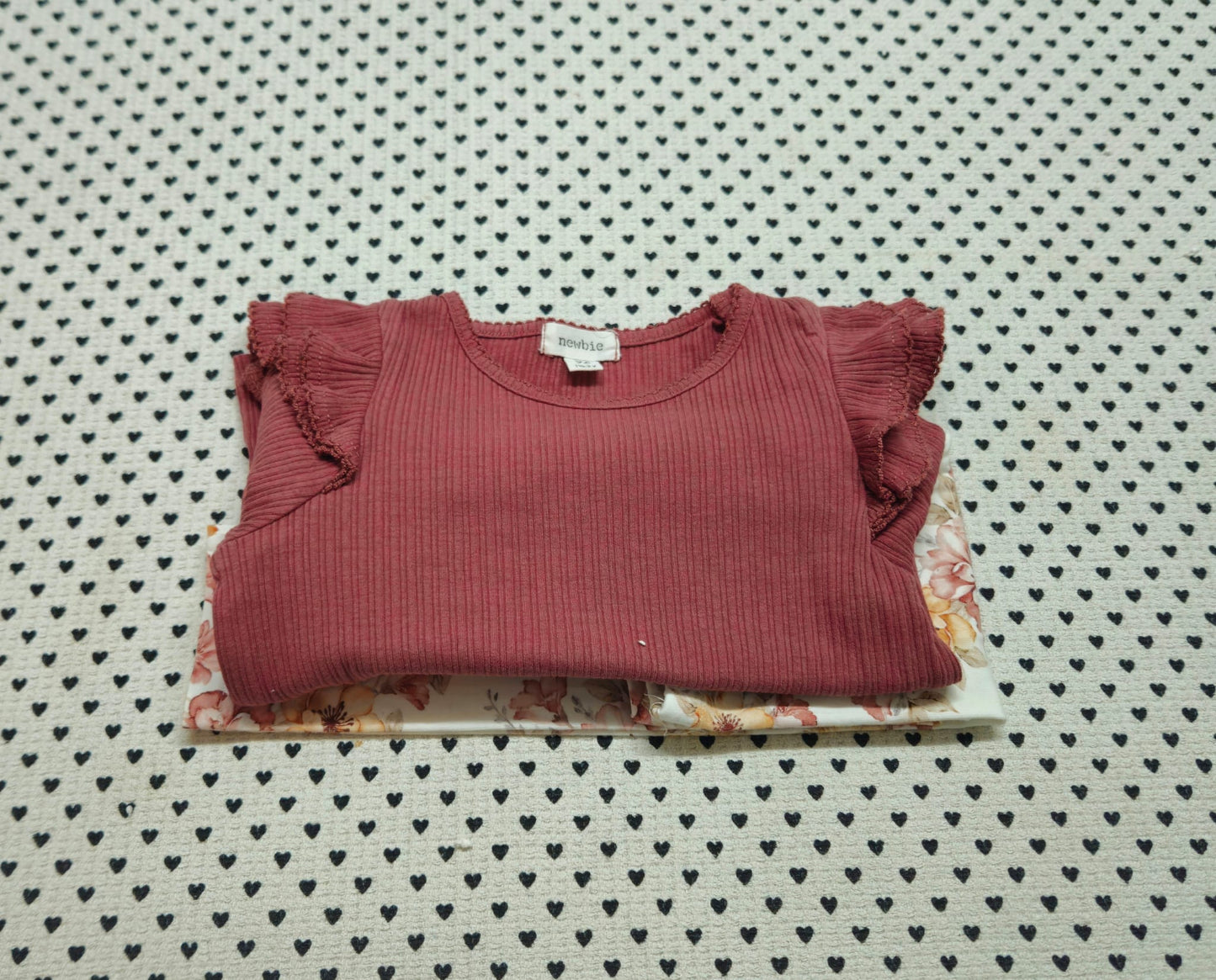Minis Mädchen | 2-tlg. Set: Langarmshirt (Newbie) und Leggings (Selfmade), Gr. 86