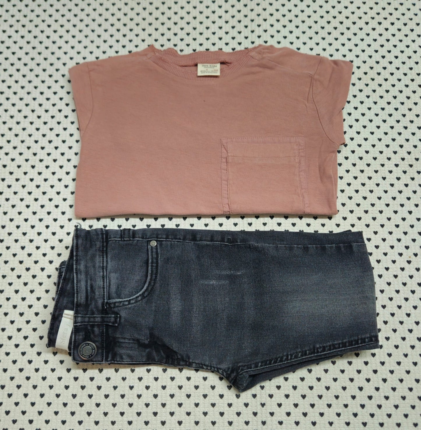 Kids | Junge | 2-tlg. Set: Langarmshirt (Zara) und Jeanshose (Sfera), Gr. 116