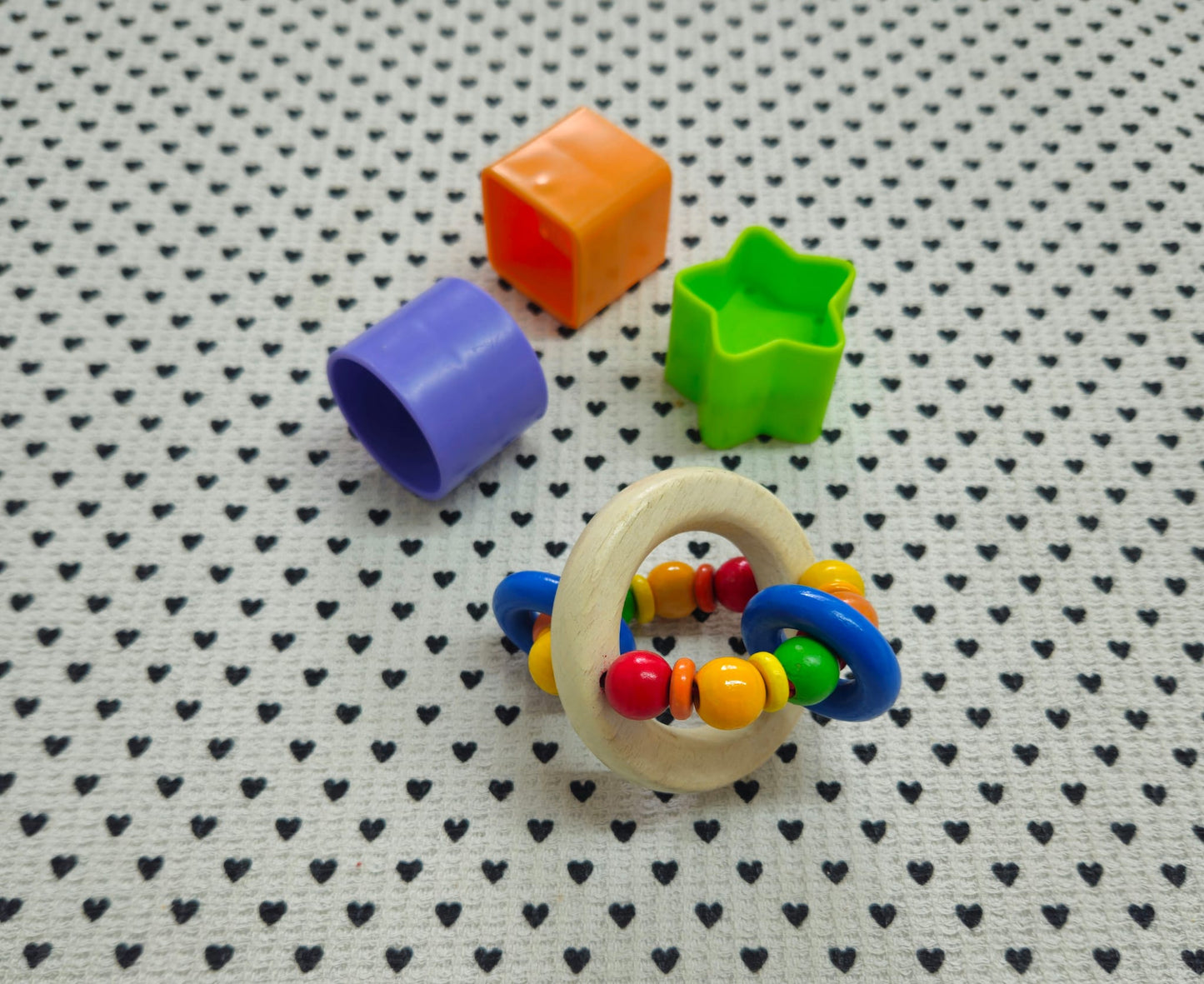 Spielsachen | Holz-Greifring / Rassel