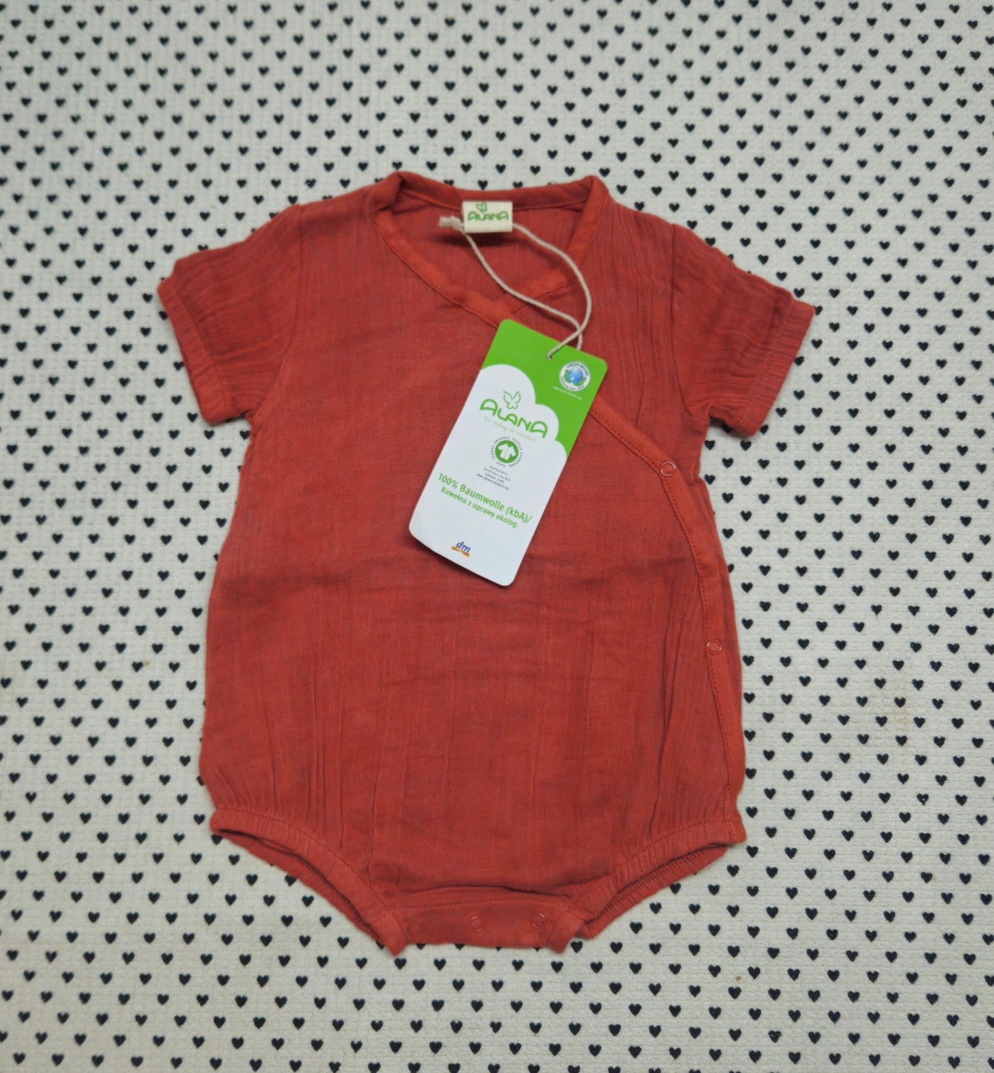 Minis Mädchen | Unisex | Musselin-Wickelbody/Einteiler (Alana), Gr. 62/68