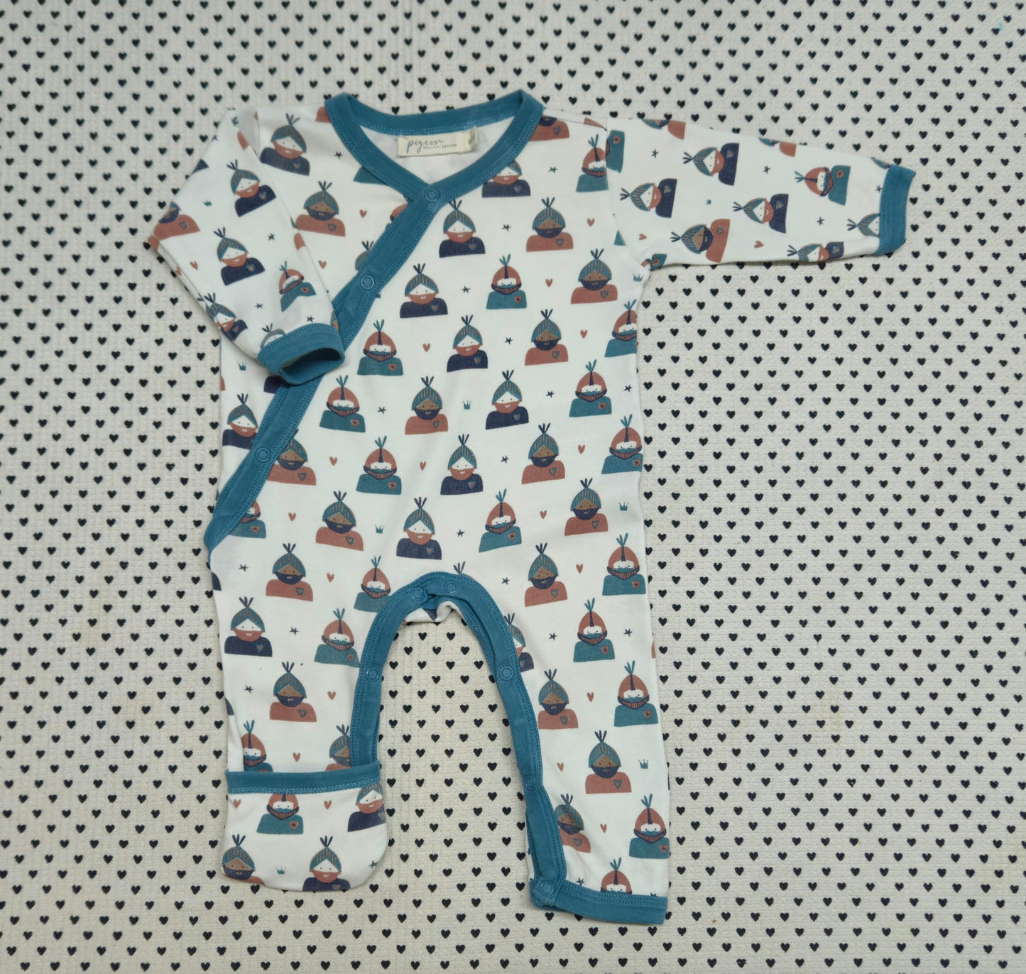 Minis Junge | Unisex | Pyjama/Einteiler (Pigeon organic cotton), Gr. 68