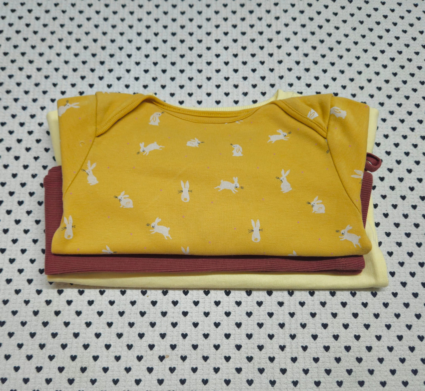 Minis Mädchen | 3-tlg. Set: Body (Next), Pullover (Vertbaudet) und Leggings (Zara), Gr. 86