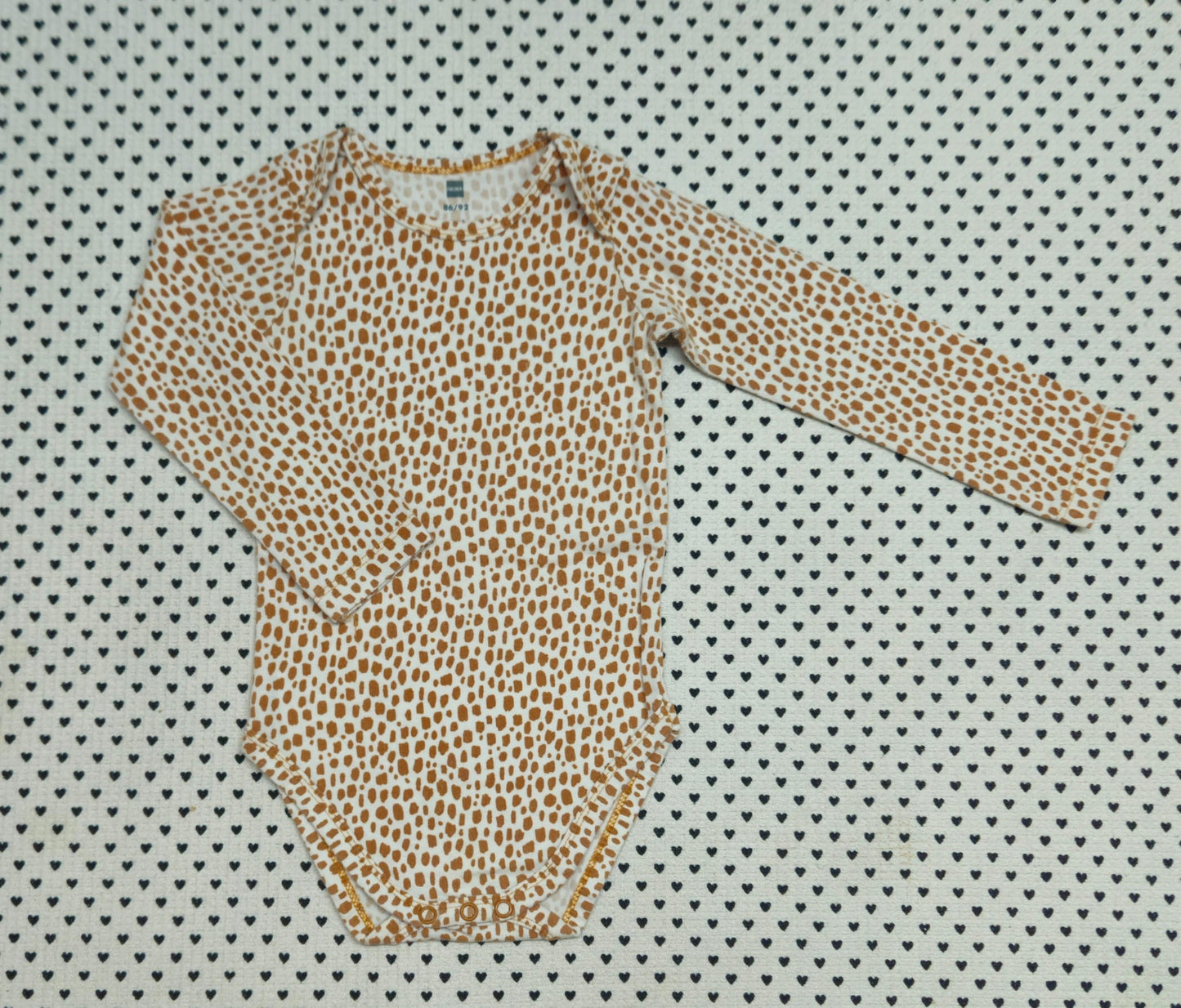 Minis Mädchen | Body langarm (Hema), Gr. 86/92