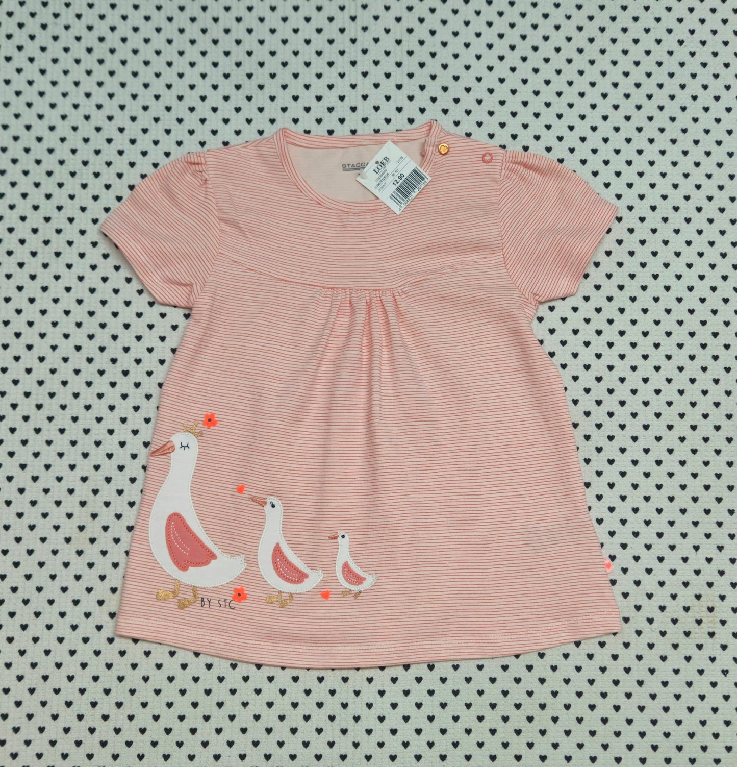 Minis Mädchen | Kleid/Longshirt von Staccato, Gr. 86