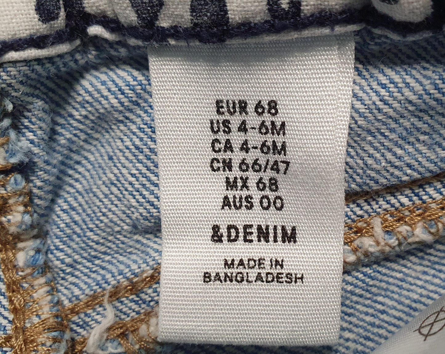 Minis Junge | Unisex | Jeanshose von H&M, Gr. 68