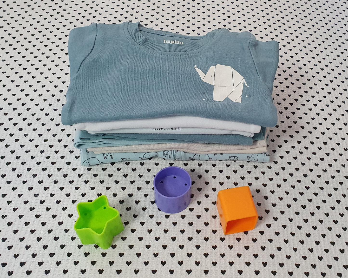 Minis Junge | 9-teiliges Kleiderset, Gr. 62