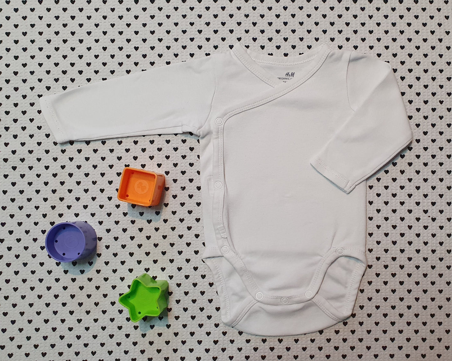 Minis Junge | Unisex | 5er-Pack: Wickelbodys Langarm von H&M, Gr. 62
