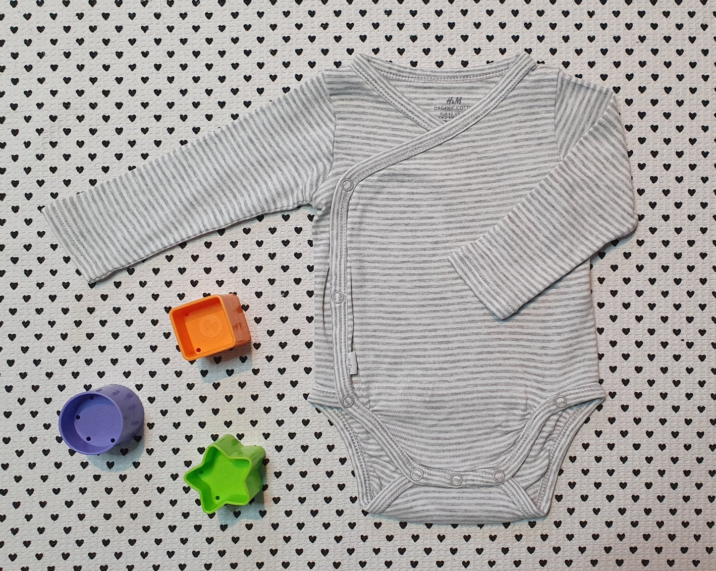 Minis Junge | Unisex | 5er-Pack: Wickelbodys Langarm von H&M, Gr. 62