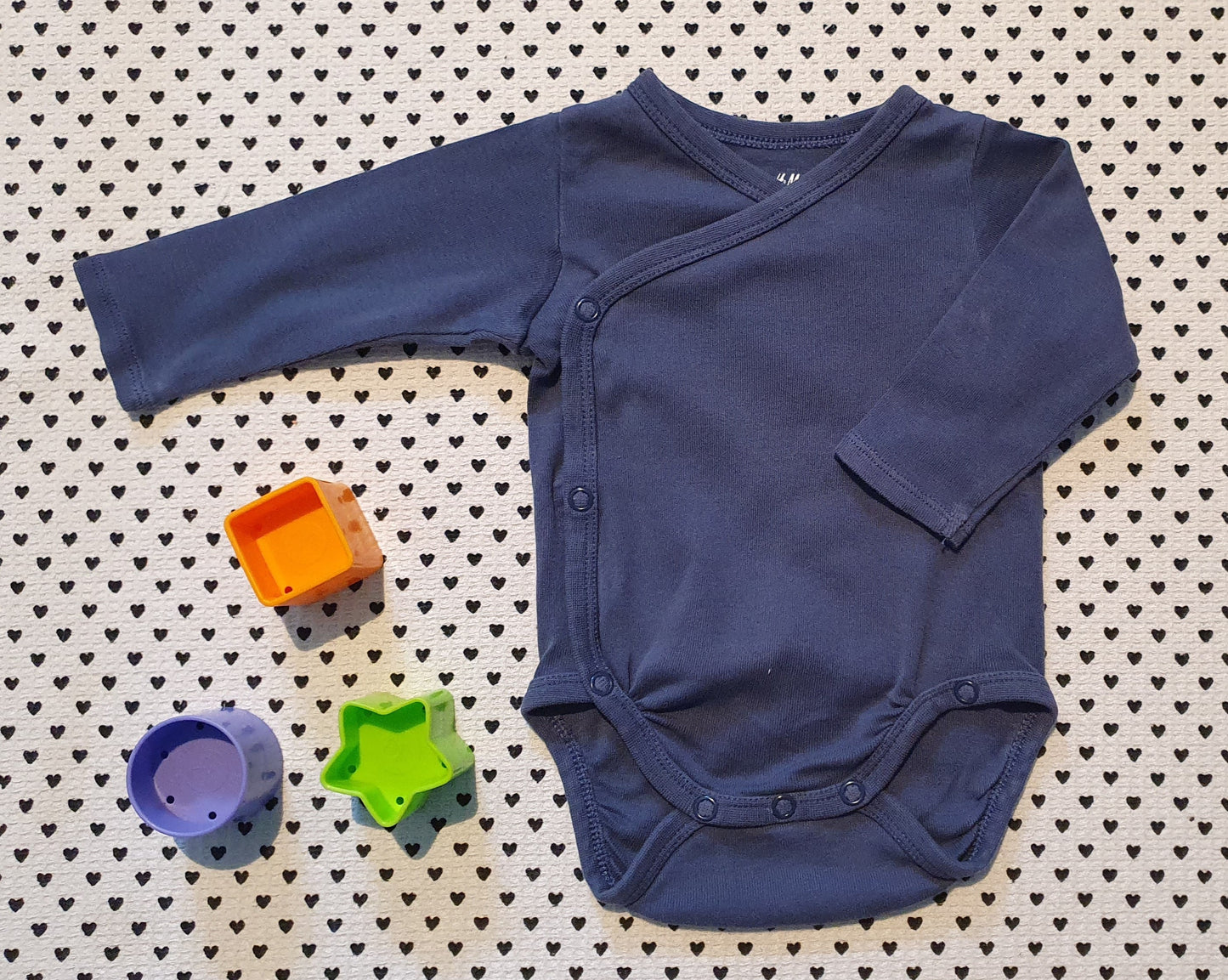 Minis Junge | Unisex | 5er-Pack: Wickelbodys Langarm von H&M, Gr. 62