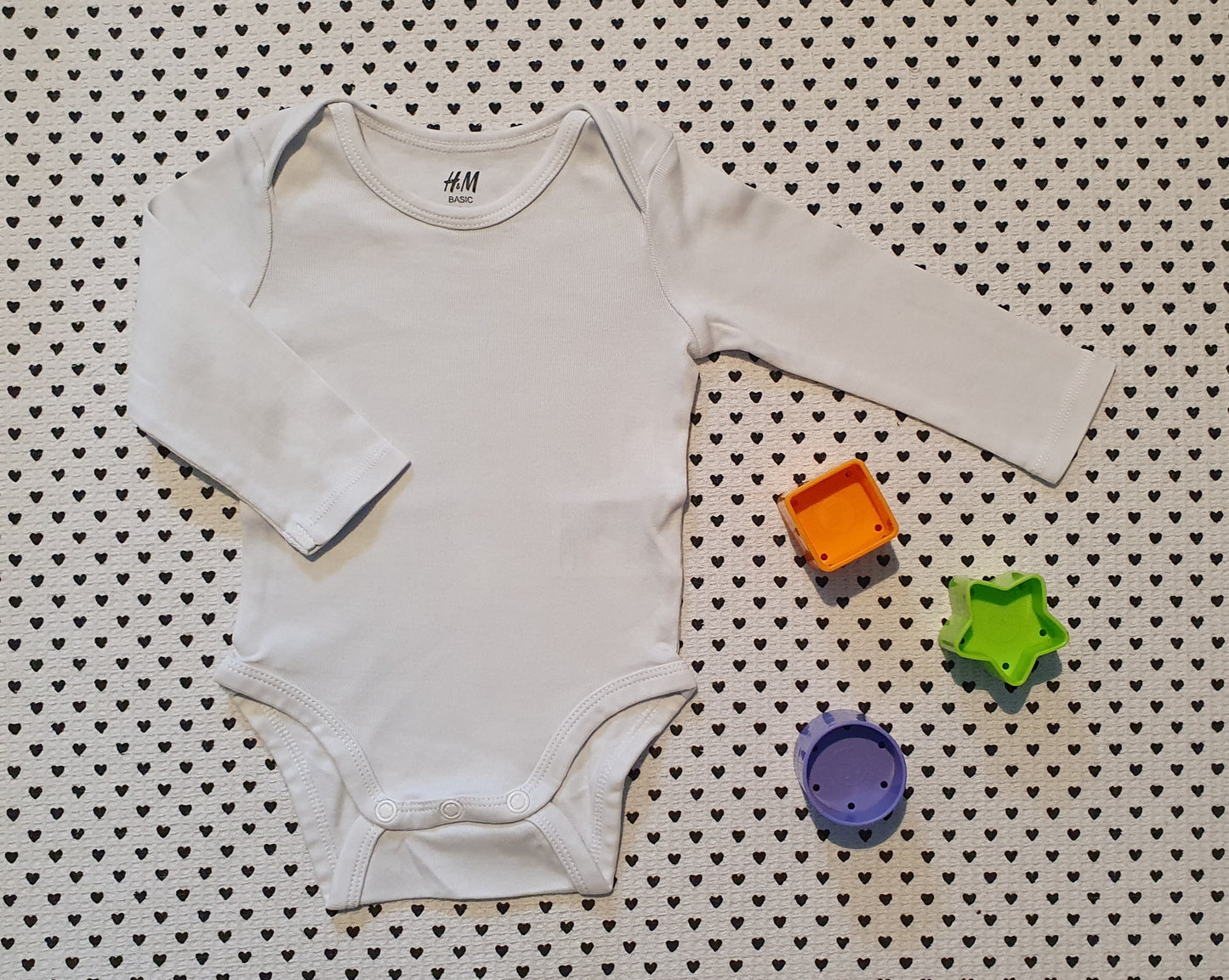 Minis Junge | Unisex | 5er-Pack: Bodys Langarm von H&M, Gr. 62