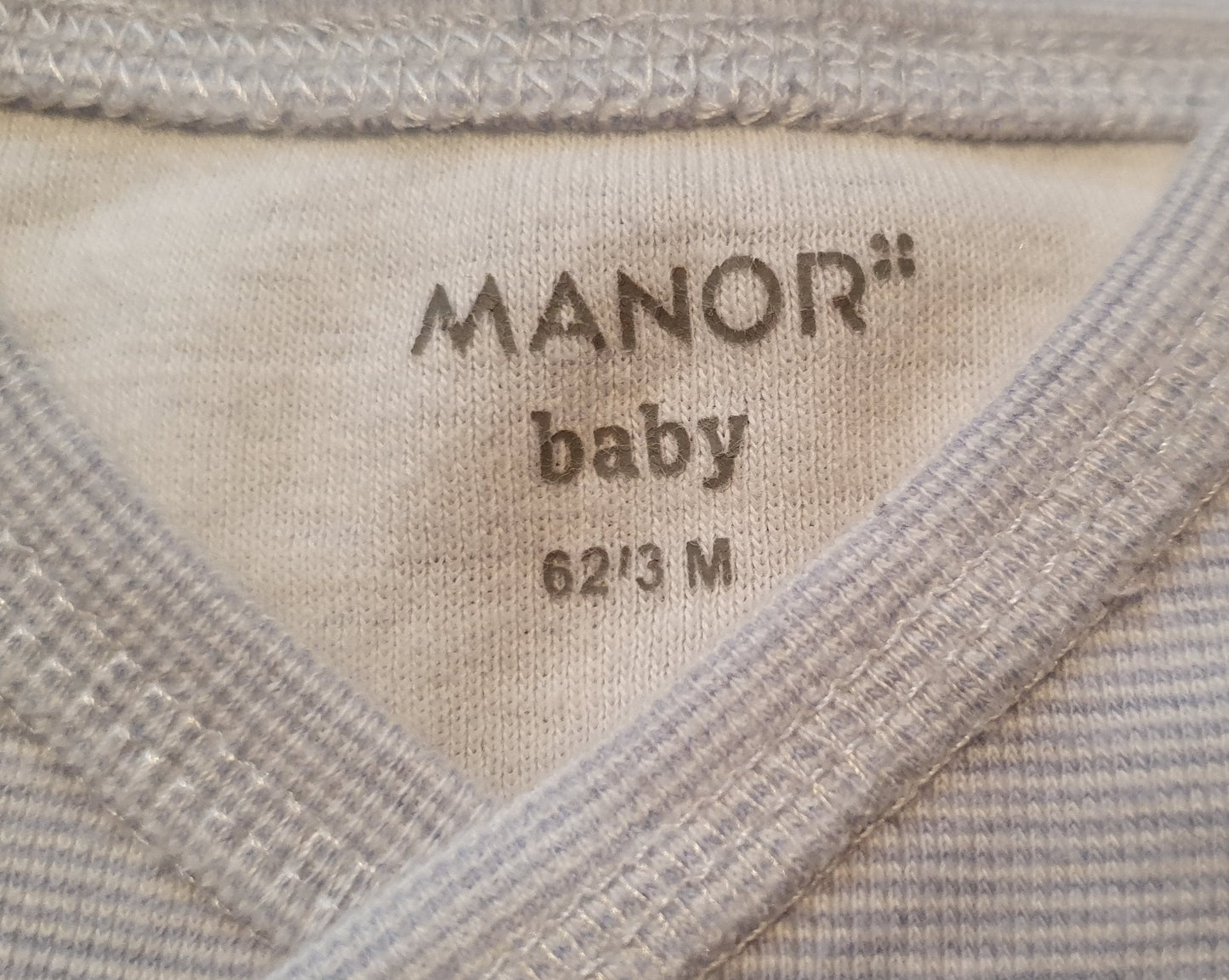 Minis Junge | Unisex | 2er-Pack: Wickelbody Langarm von Manor, Gr. 62