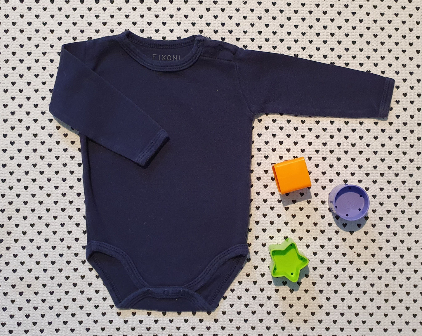 Minis Junge | Unisex | 2er-Pack: Body Langarm von Fixoni, Gr. 62