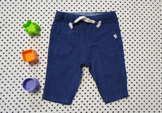 Minis Junge | Unisex | Leinenhose von H&M, Gr. 68