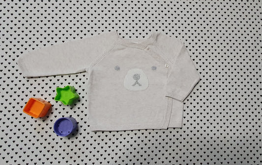 Minis Junge | Unisex | Wickelpullover von H&M, Gr. 62