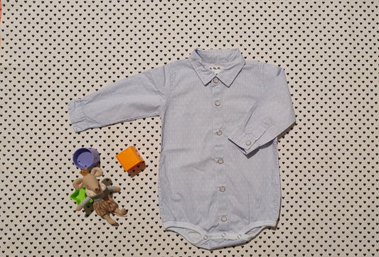 Minis Junge | Body Langarm, Hemd von 5.10.15, Gr. 74