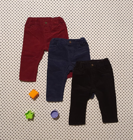 Minis Junge | Unisex | Hosen aus Cord von H&M, Gr. 74