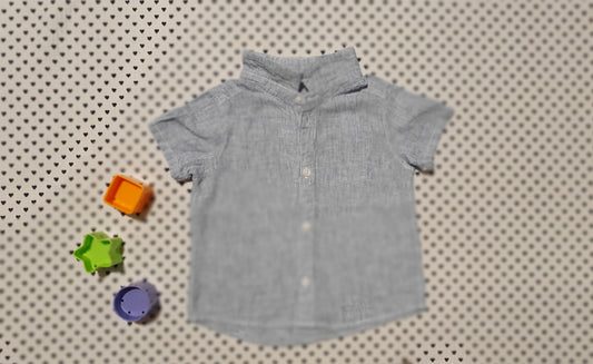 Minis Junge | Hemd kurzarm von H&M, Gr. 74