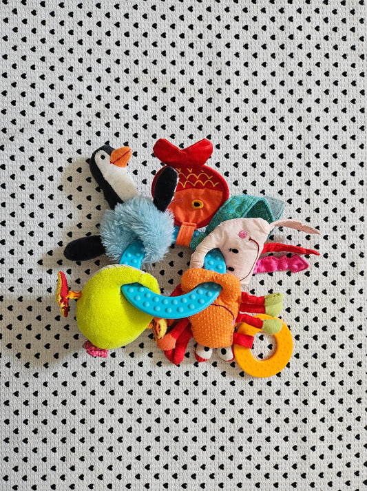 Spielsachen | Greifling mit Beissring Tiere von Lilliputiens