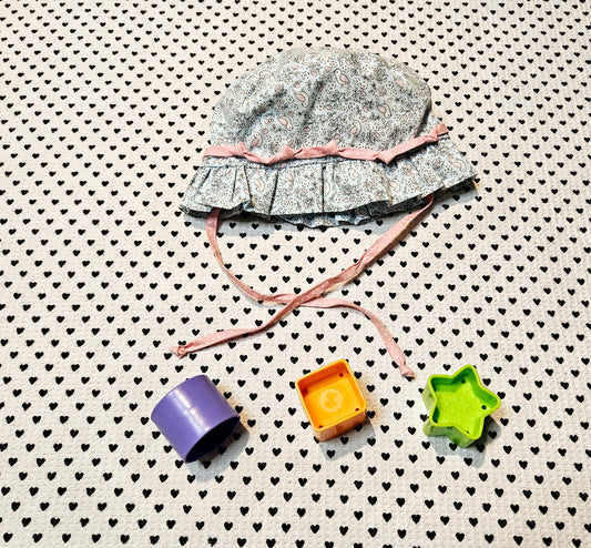 Accessoires Minis | Mädchen | Sonnenhut von Sterntaler, NEU, KU: 49 cm (12-18 Monate)
