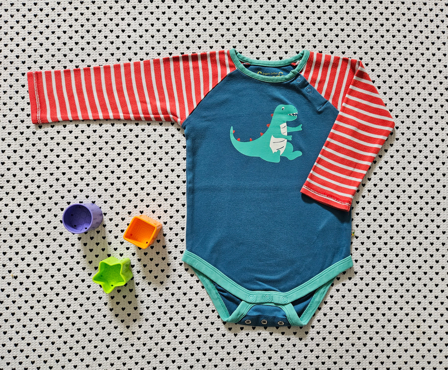 Minis Junge | Body Langarm von Frugi, Gr. 80/86