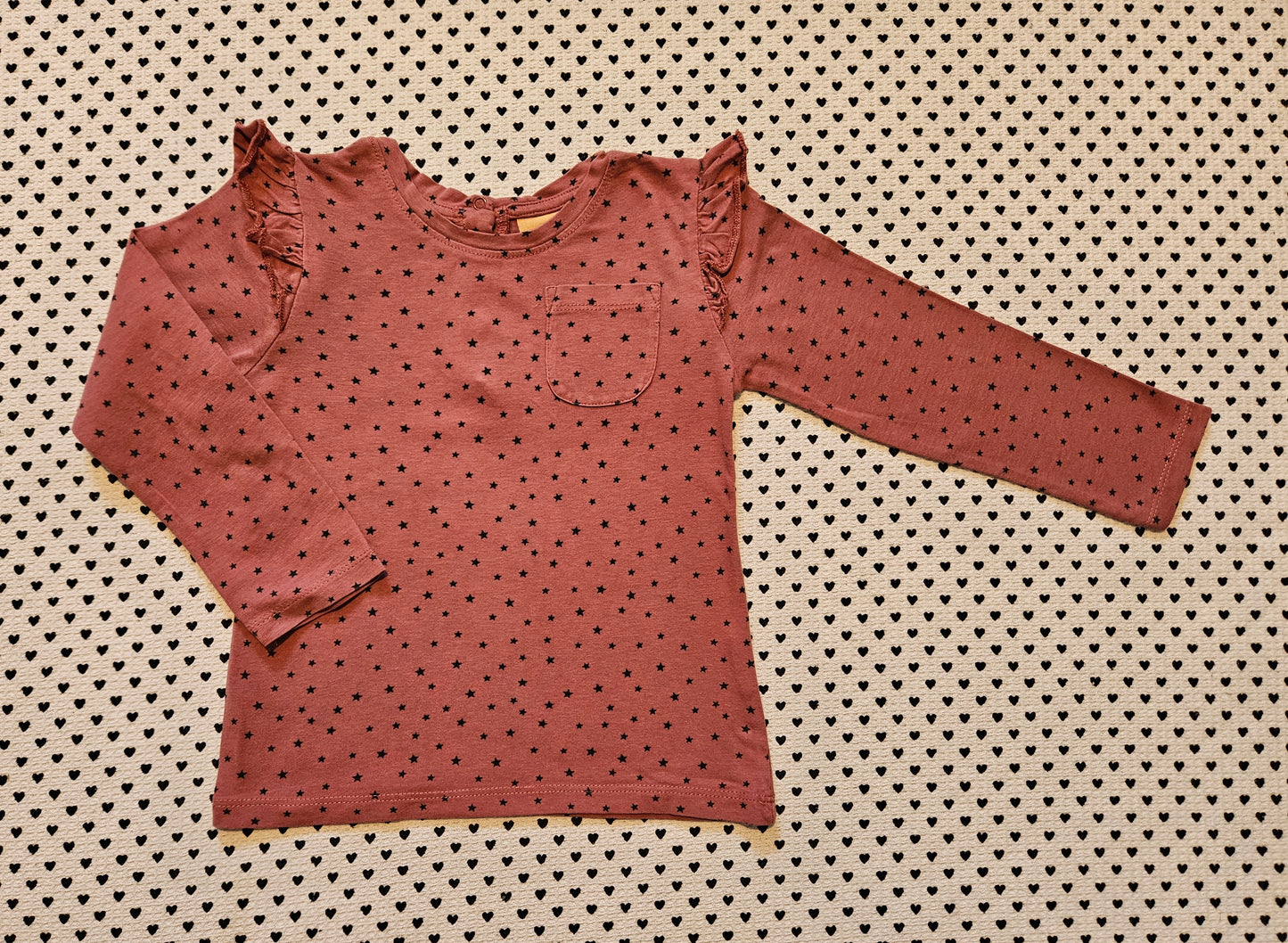 Minis Mädchen | Langarmshirt von Manor, Gr. 92