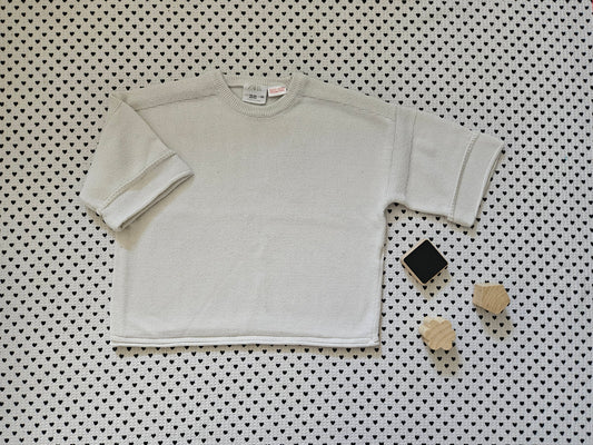 Minis Junge | Strickpullover 3/4 Arm von Zara, Gr.86