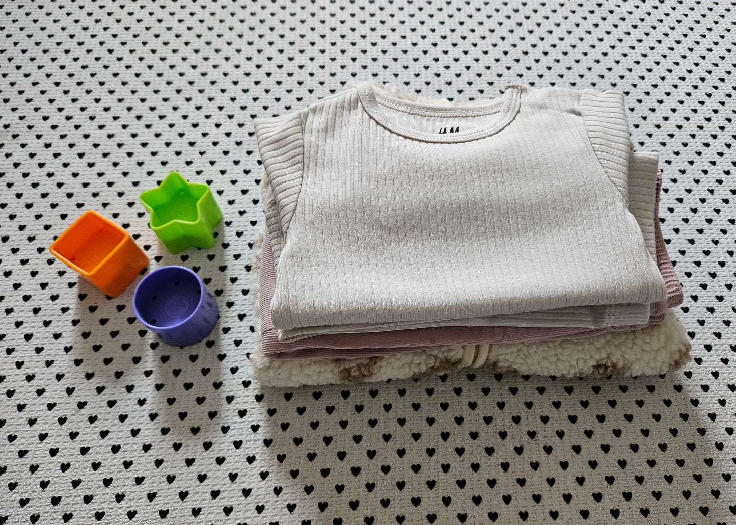Minis Mädchen | 4-tlg. Set: Jacke, Langarmshirt, Leggings und Hose gefüttert, Gr. 68