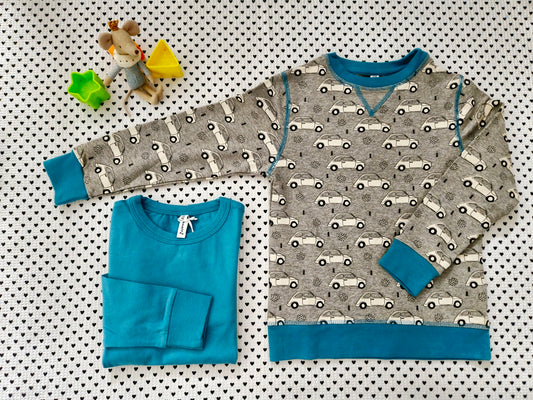 Kids | Junge | Unisex | Set: Pullover und Langarmshirt von Maxomorra, Gr. 110/116