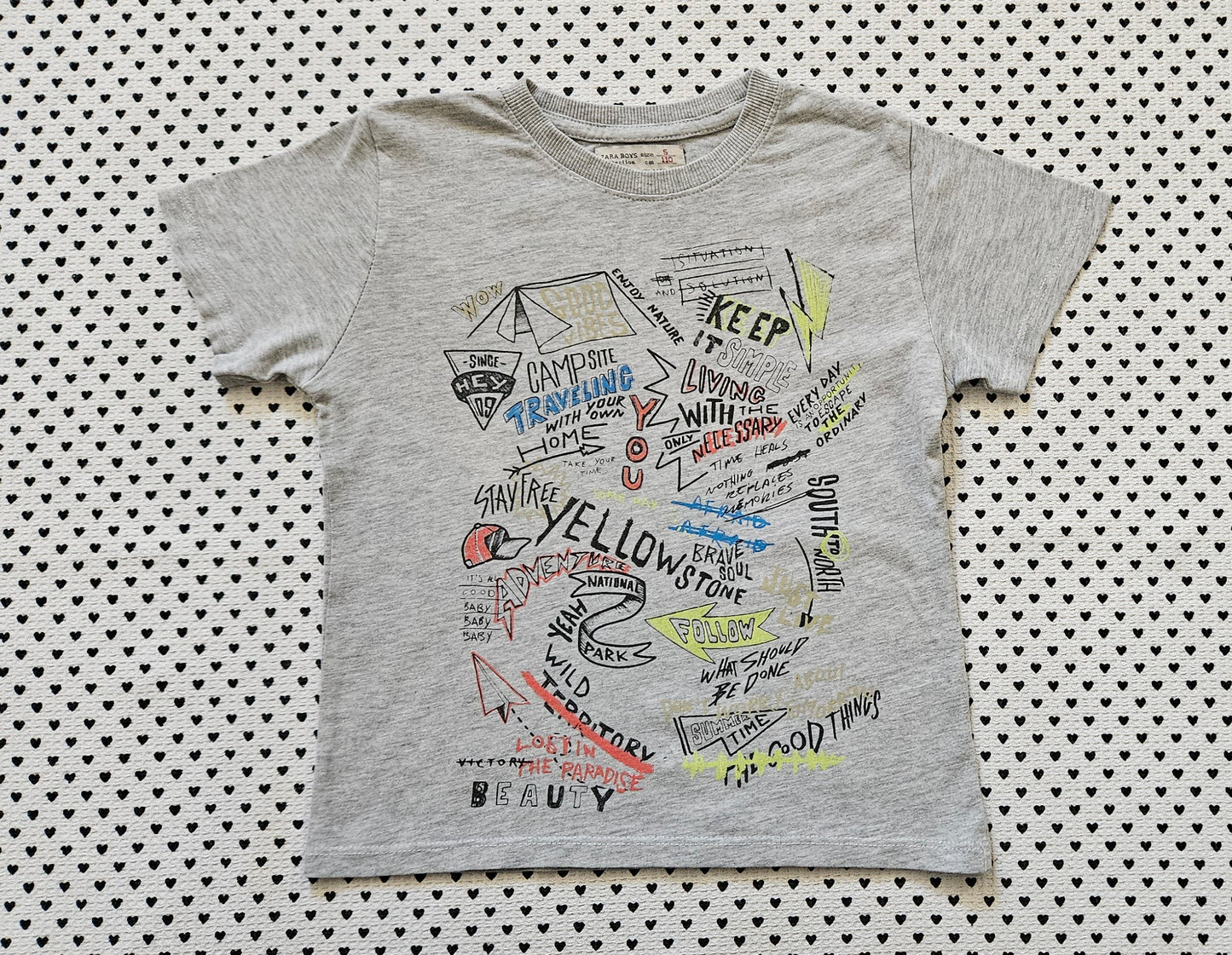 Kids | Junge | 4-tlg. Set: T-Shirts von Zara, Shorts von H&M und Hose von Pomp de Lux , Gr. 104