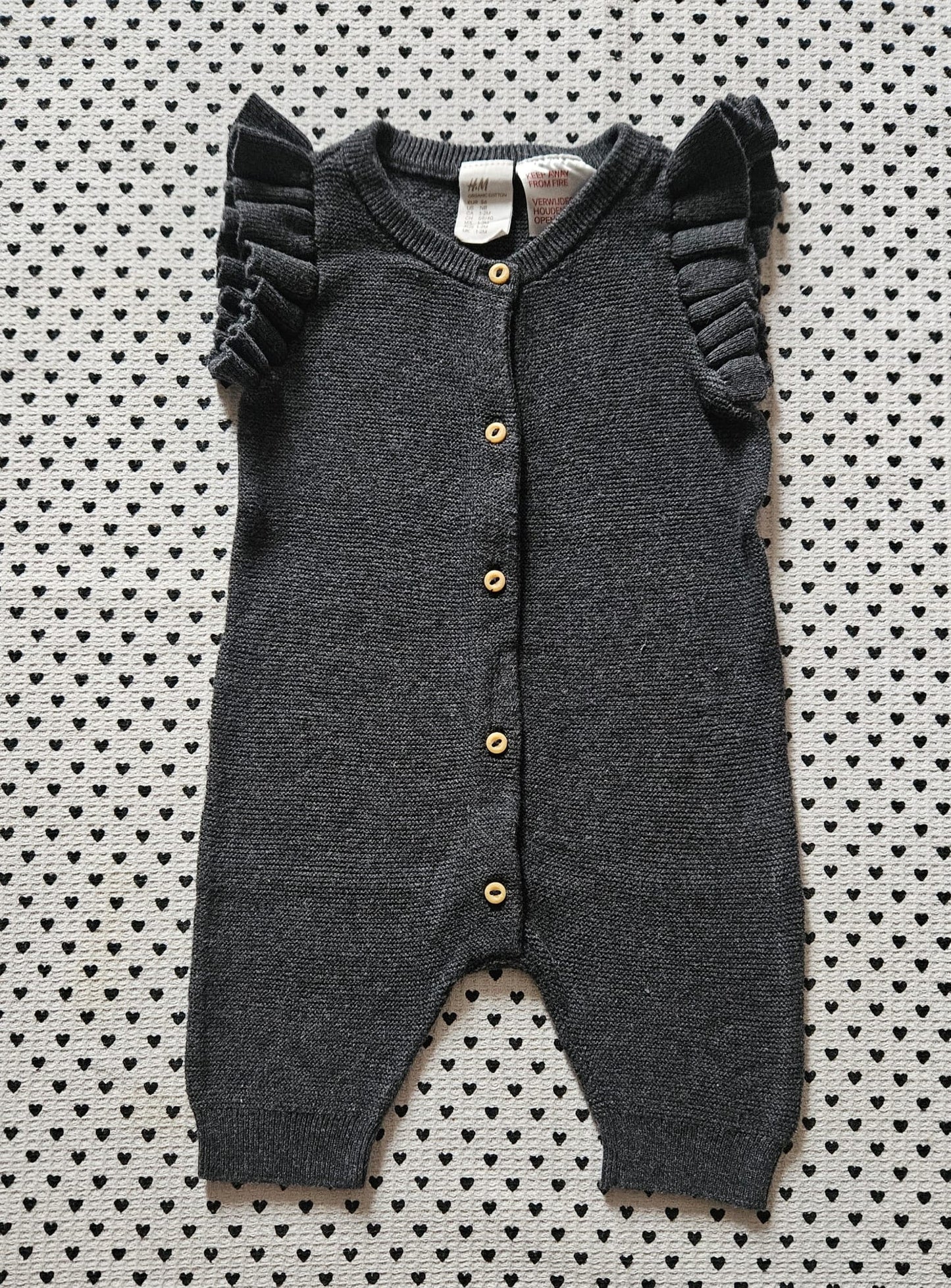 Minis Mädchen | Strick-Einteiler von H&M, Gr. 56