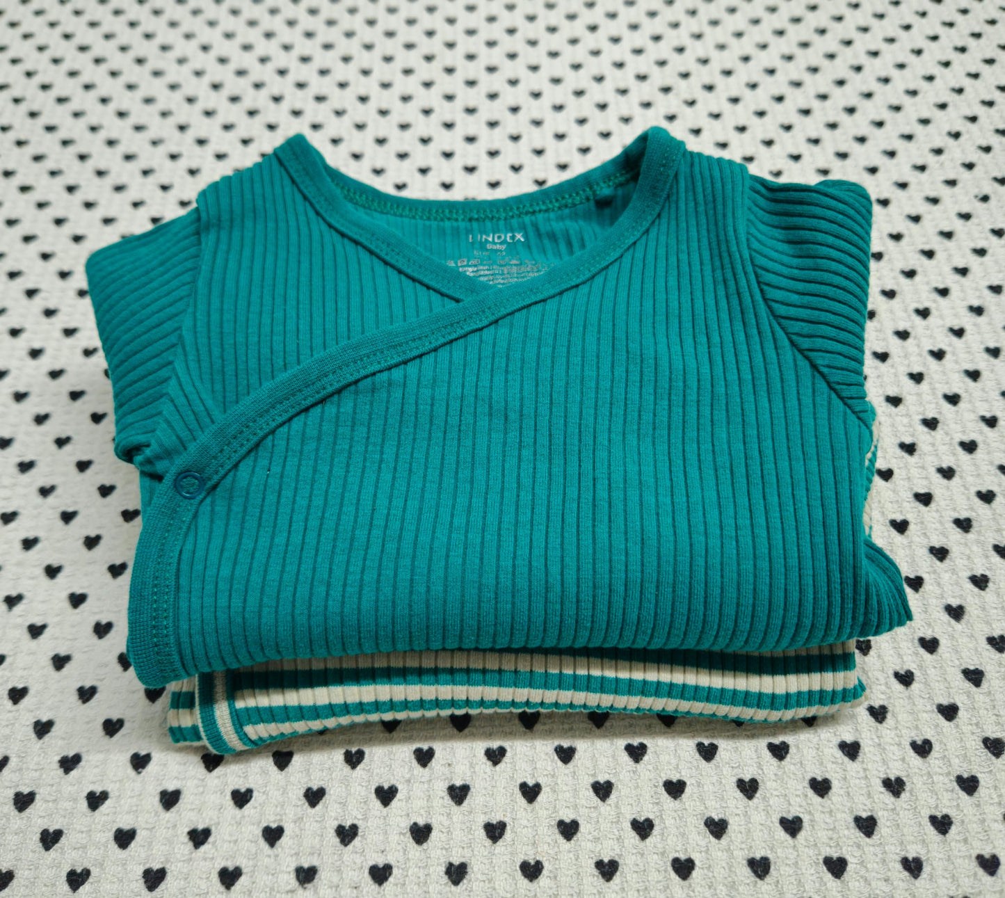Minis Junge | Unisex | 2er-Pack: Wickelbody langarm (Lindex), Gr. 62